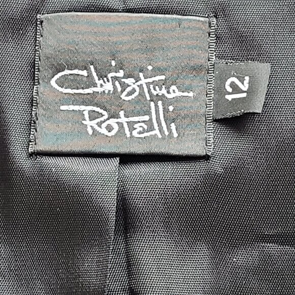 Christina Rotelli Tapestry Brocade Long Coat – Size 12 - Picture 11 of 12